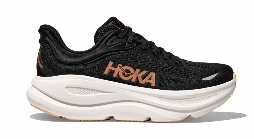 HOKA Bondi 9 Wide לנשים בצבע שחור